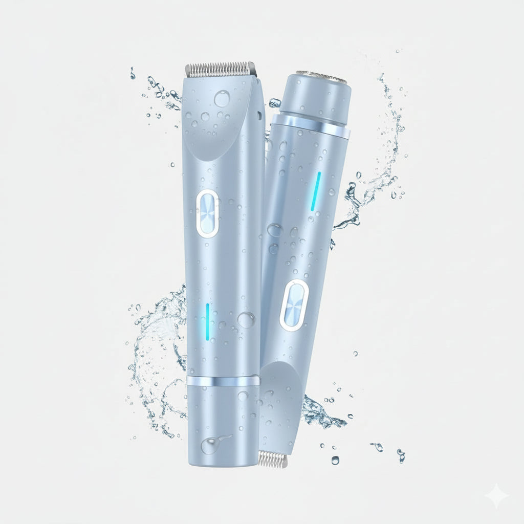 2-in-1 Painless Face and Bikini Trimmer for Smooth, Irritation-Free Skin