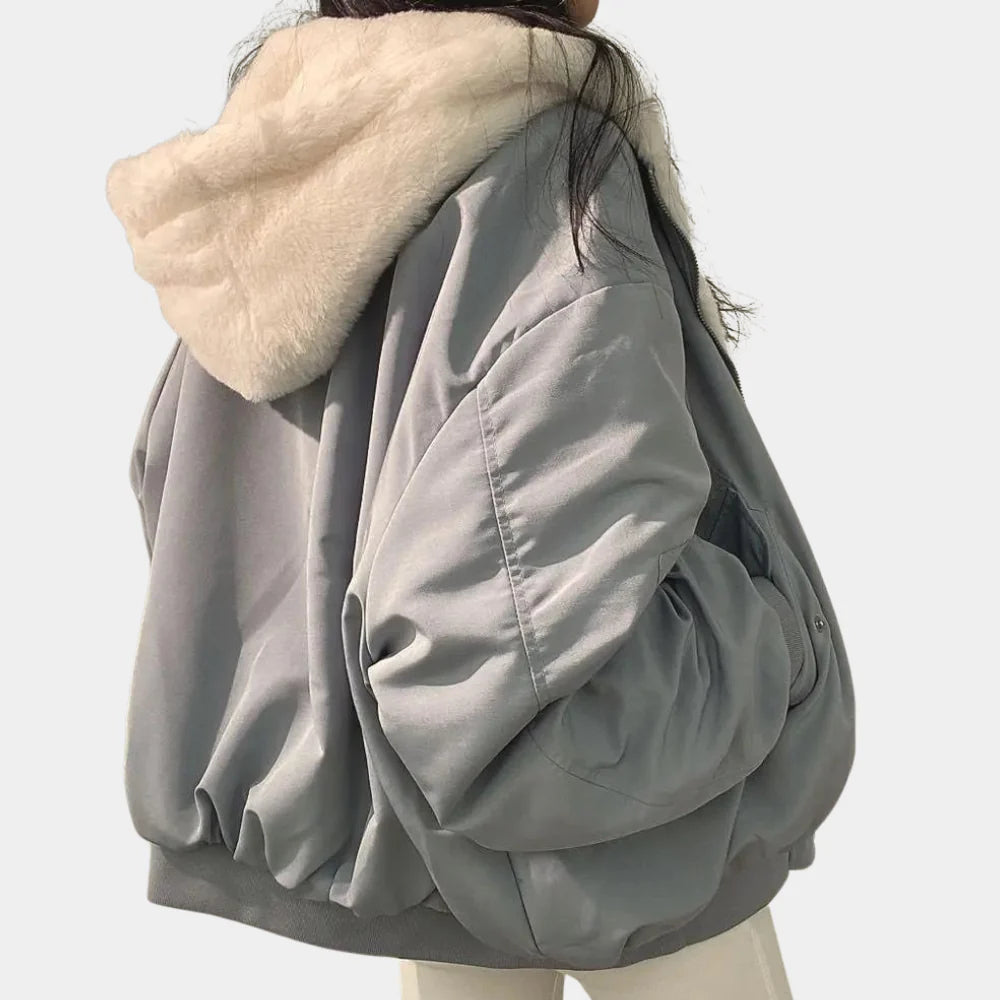 2-in-1 Women's Hooded Winter Coat