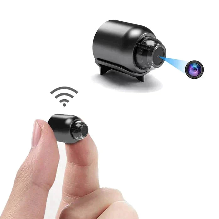 2-Pack Mini WiFi Security Cameras - 1080P HD, 140-Degree Wide Angle, Night Vision