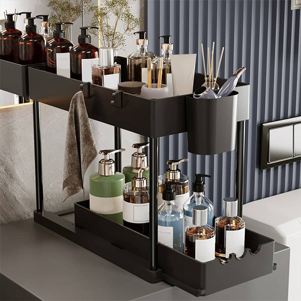 2-Tier Pull-Out Organizer for Easy Access