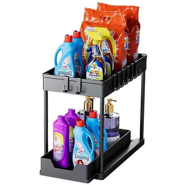 2-Tier Pull-Out Organizer for Easy Access