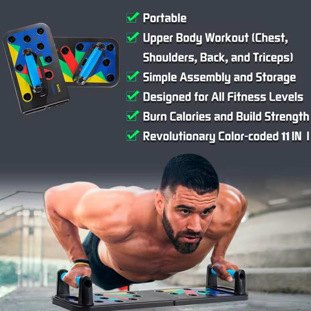 20-in-1 Push-Up Fitness Board