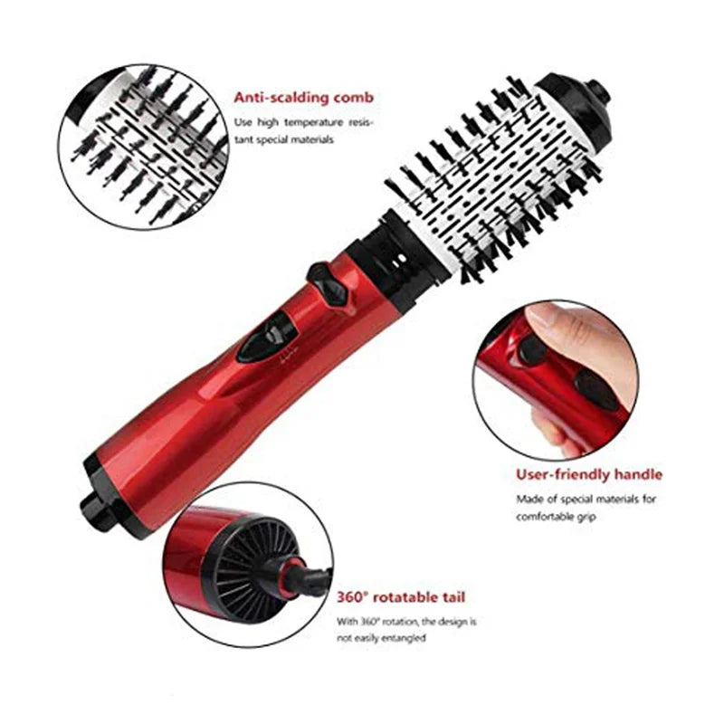 3-in-1 Rotating Hair Styler & Dryer Brush