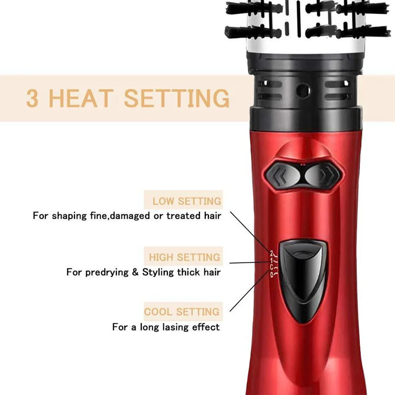 3-in-1 Rotating Hair Styler & Dryer Brush