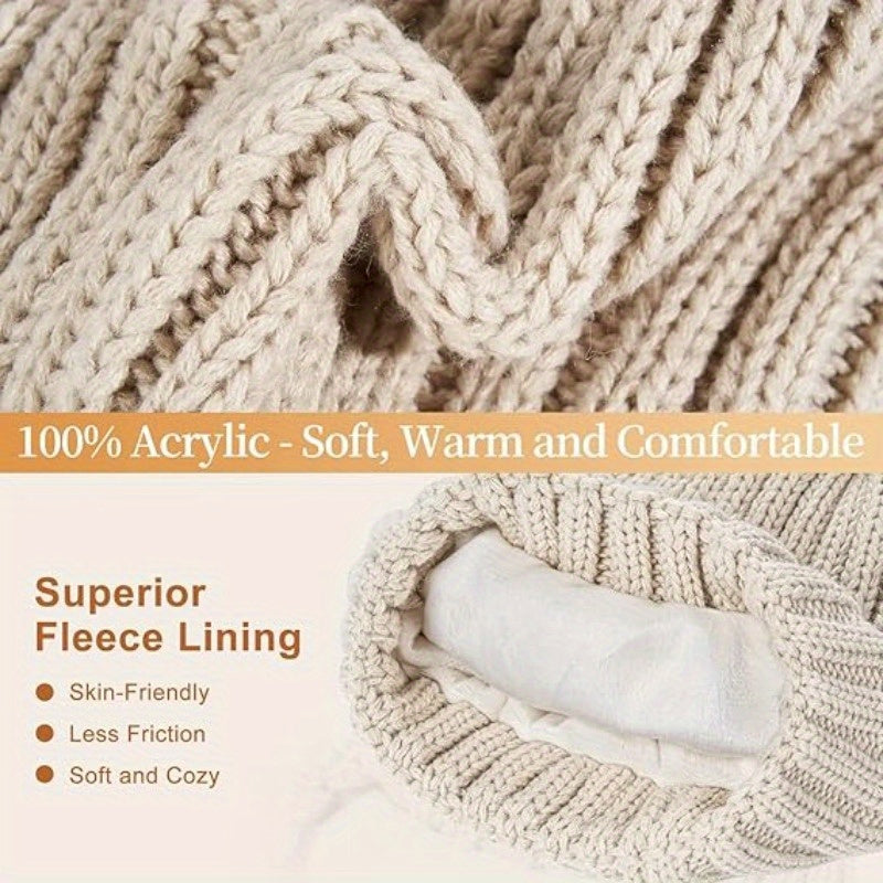 3-in-1 Winter Set – Warm Beanie, Scarf and Gloves