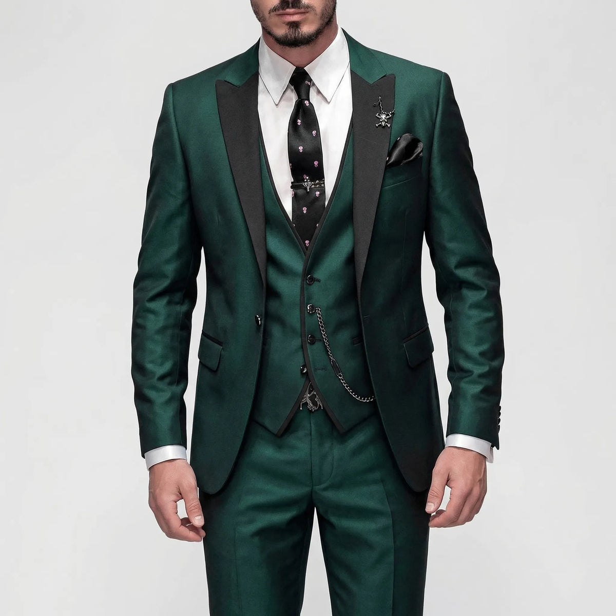 3-Piece Formal Slim-Fit Suit - Seth