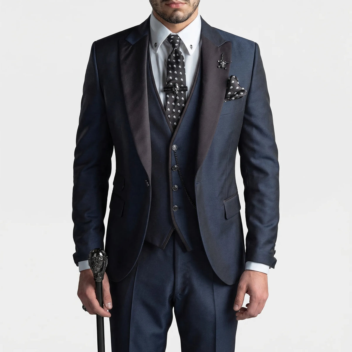 3-Piece Formal Slim-Fit Suit - Seth