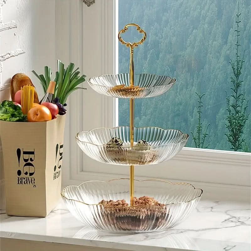 3-Tier Modern Fruit Bowl Organizer
