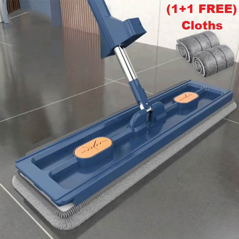 360° Rotating Flat Mop with Strong Handle