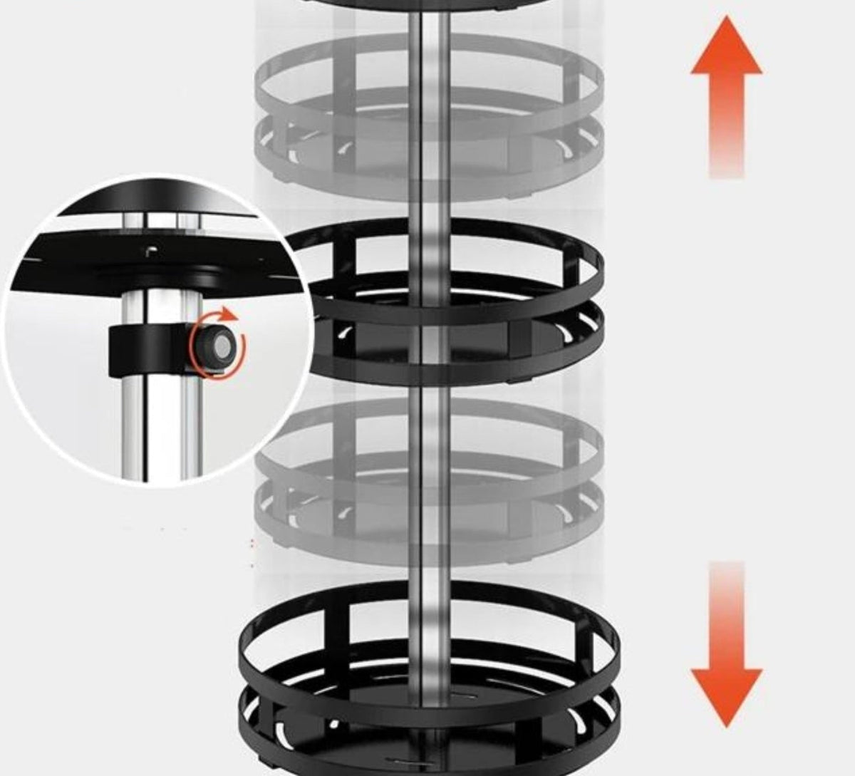 360° Rotating Storage Rack