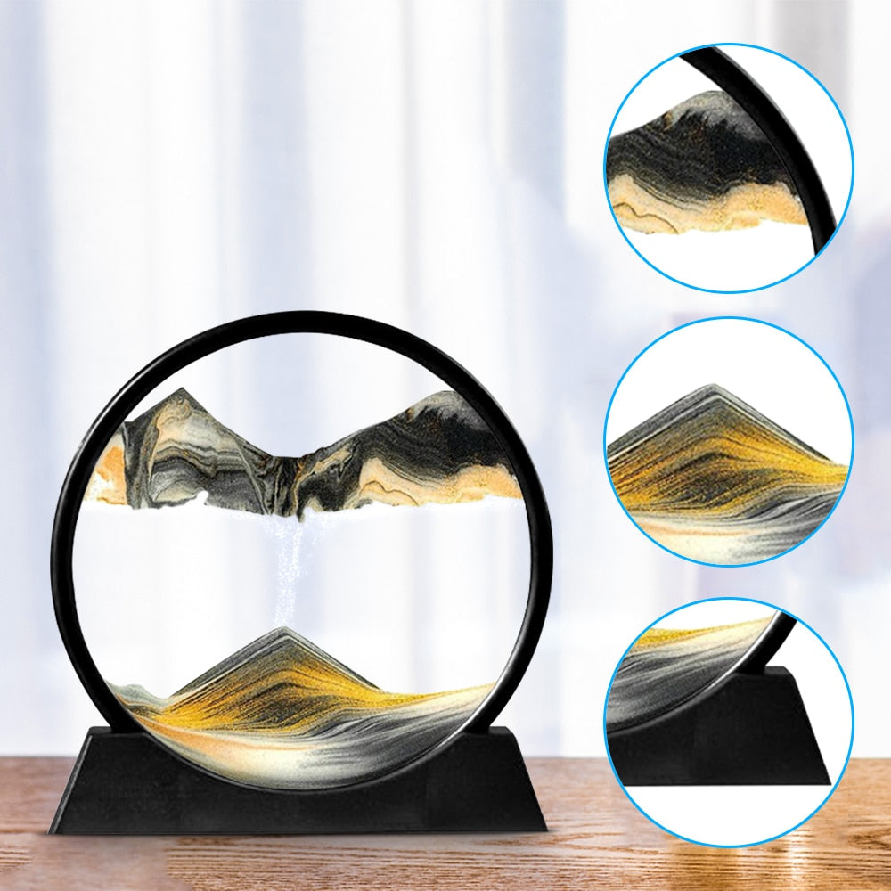 3D Sandscape Hourglass