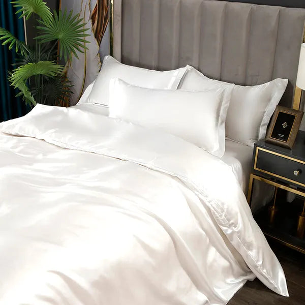 4-Piece 22 Momme Silk Bedding Set