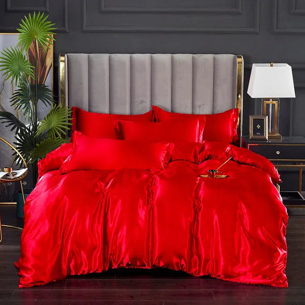 4-Piece 22 Momme Silk Bedding Set