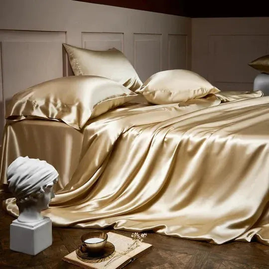 4-Piece 22 Momme Silk Bedding Set