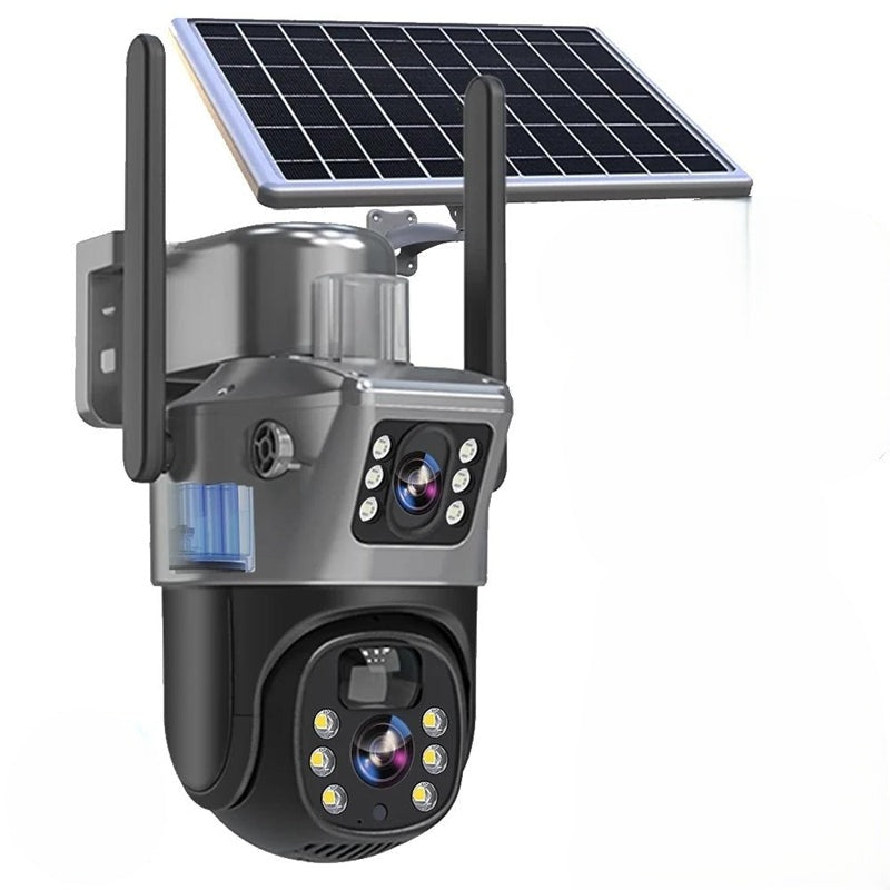 4K Wireless Security Camera – Smart Outdoor Surveillance with Motion Alerts and Solar Charging