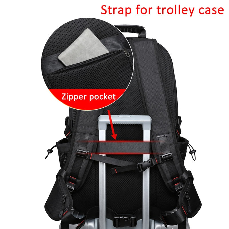 55-Litre Large-Capacity Water-Resistant Adventure Travel Backpack