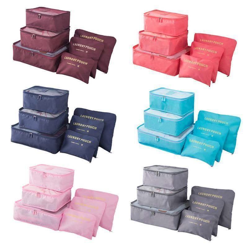 6-Piece Luggage Packing Cube Travel Set