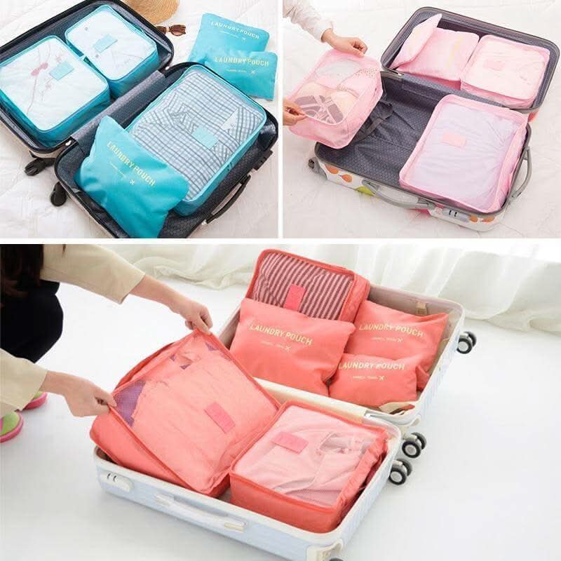 6-Piece Luggage Packing Cube Travel Set