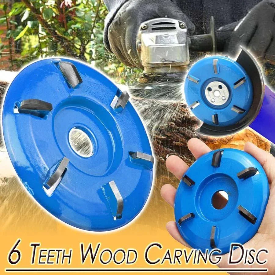 6-Tooth Wood Carving Disc