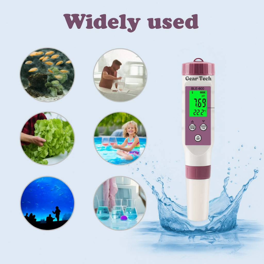 7-Parameter Digital Pool Tester for pH and Chlorine