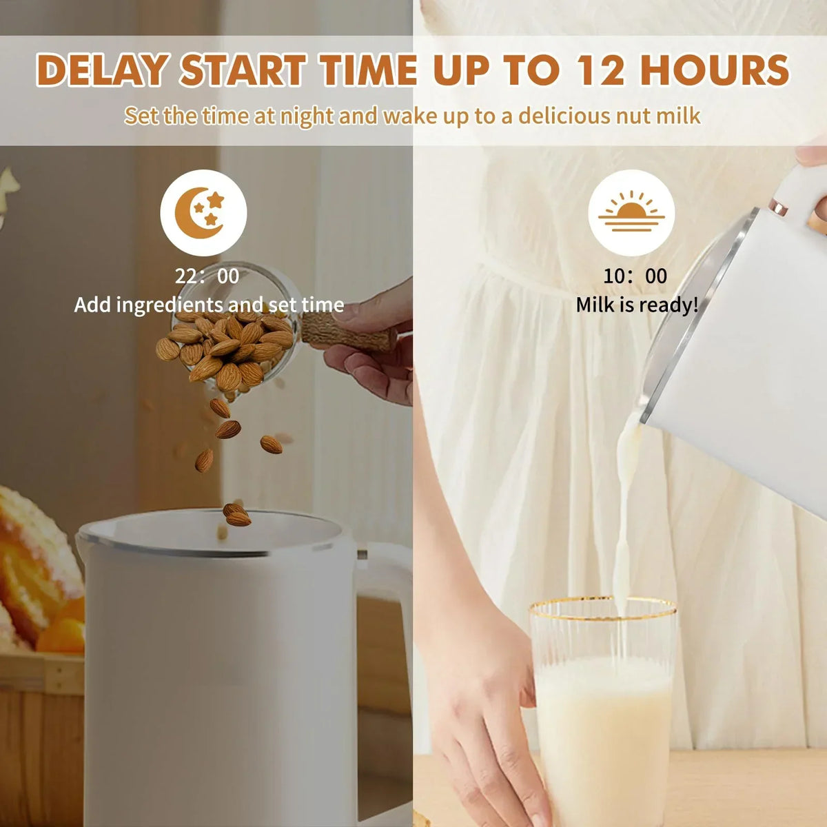 8-in-1 Nut Milk Maker (1000 ml)