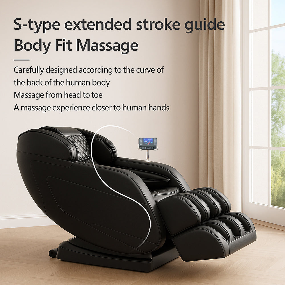 8D Massage Chair with Zero Gravity and Heat Therapy - Model S9C
