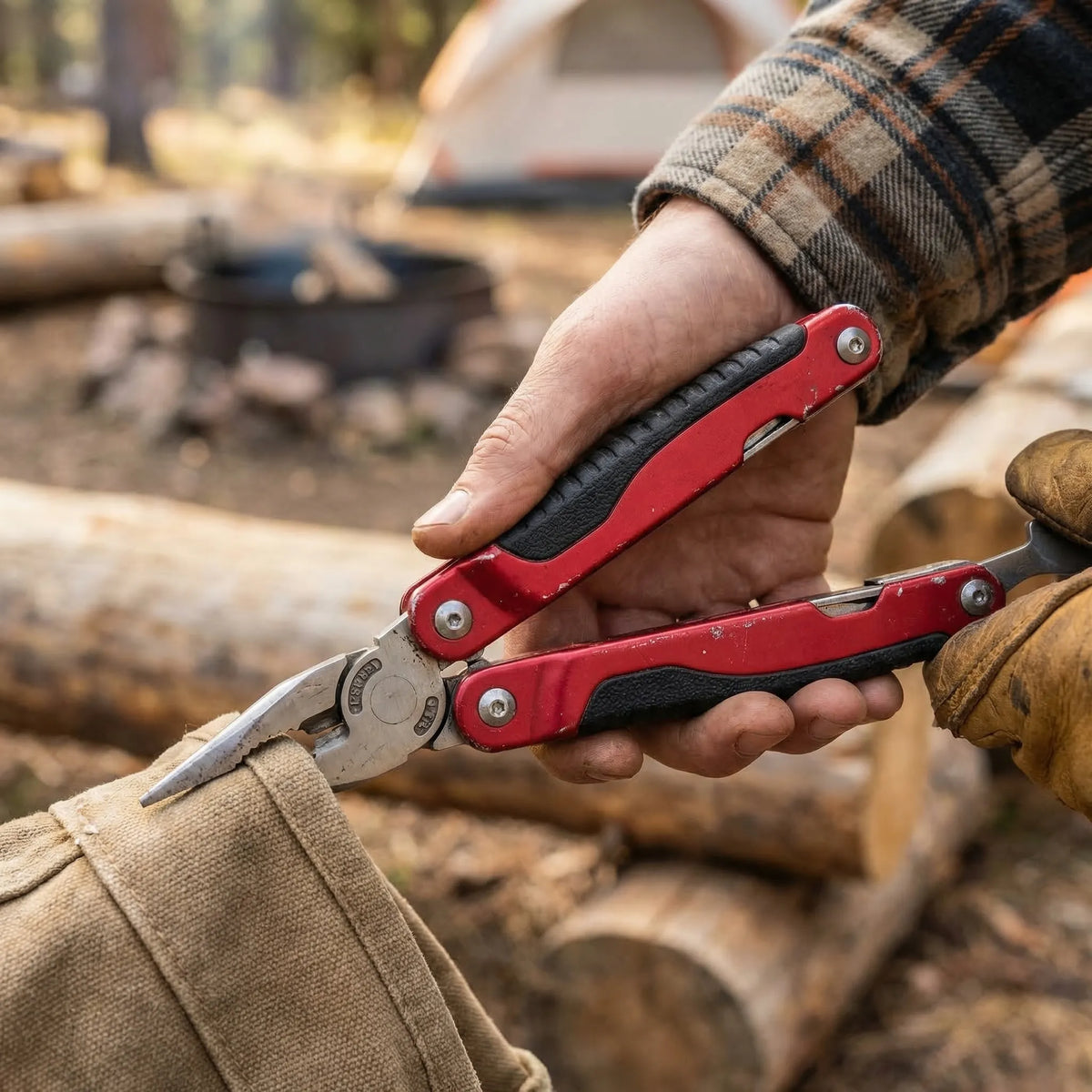 9-in-1 Folding Multi-Tool for General Utility