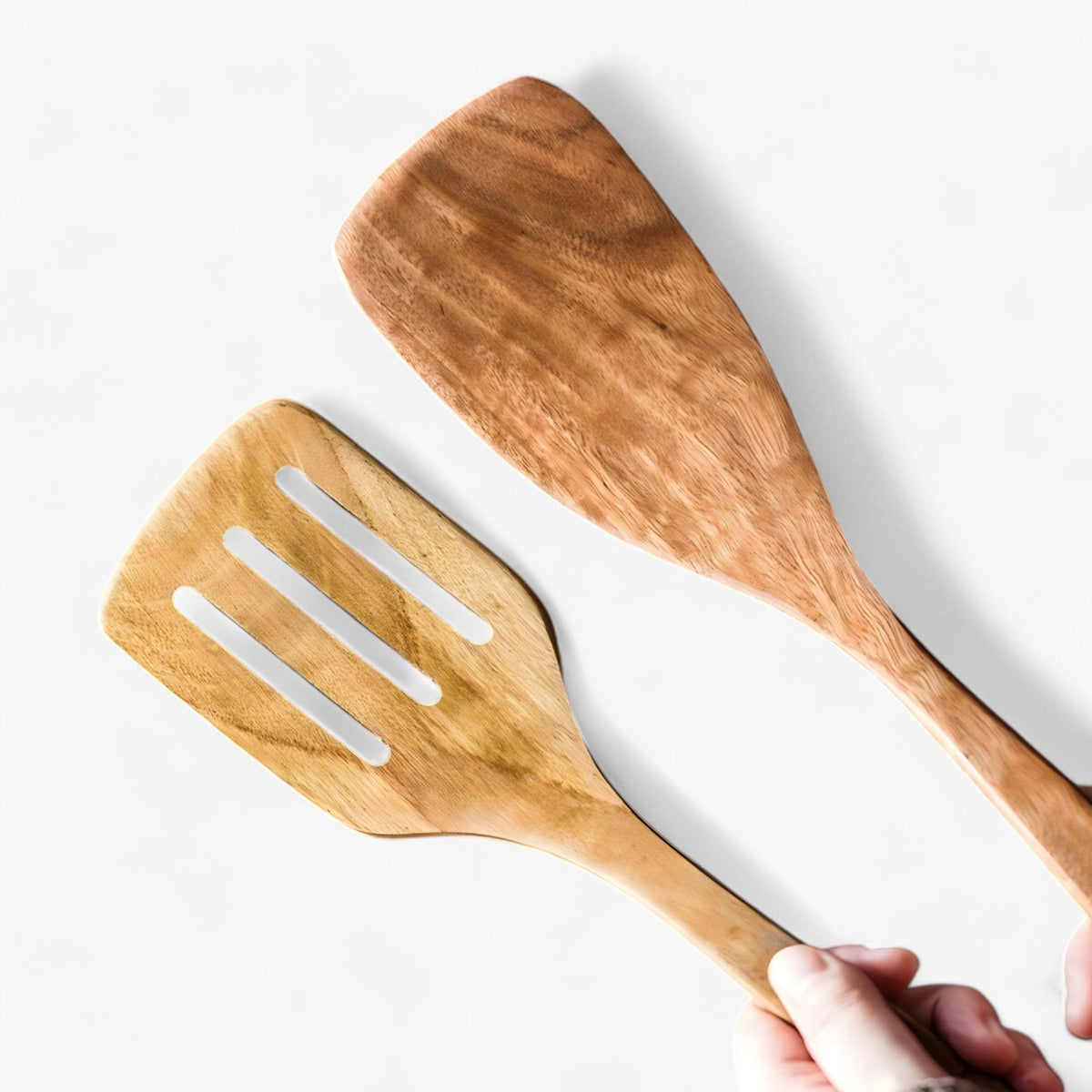 9-Piece Teak Kitchen Utensil Set with Holder