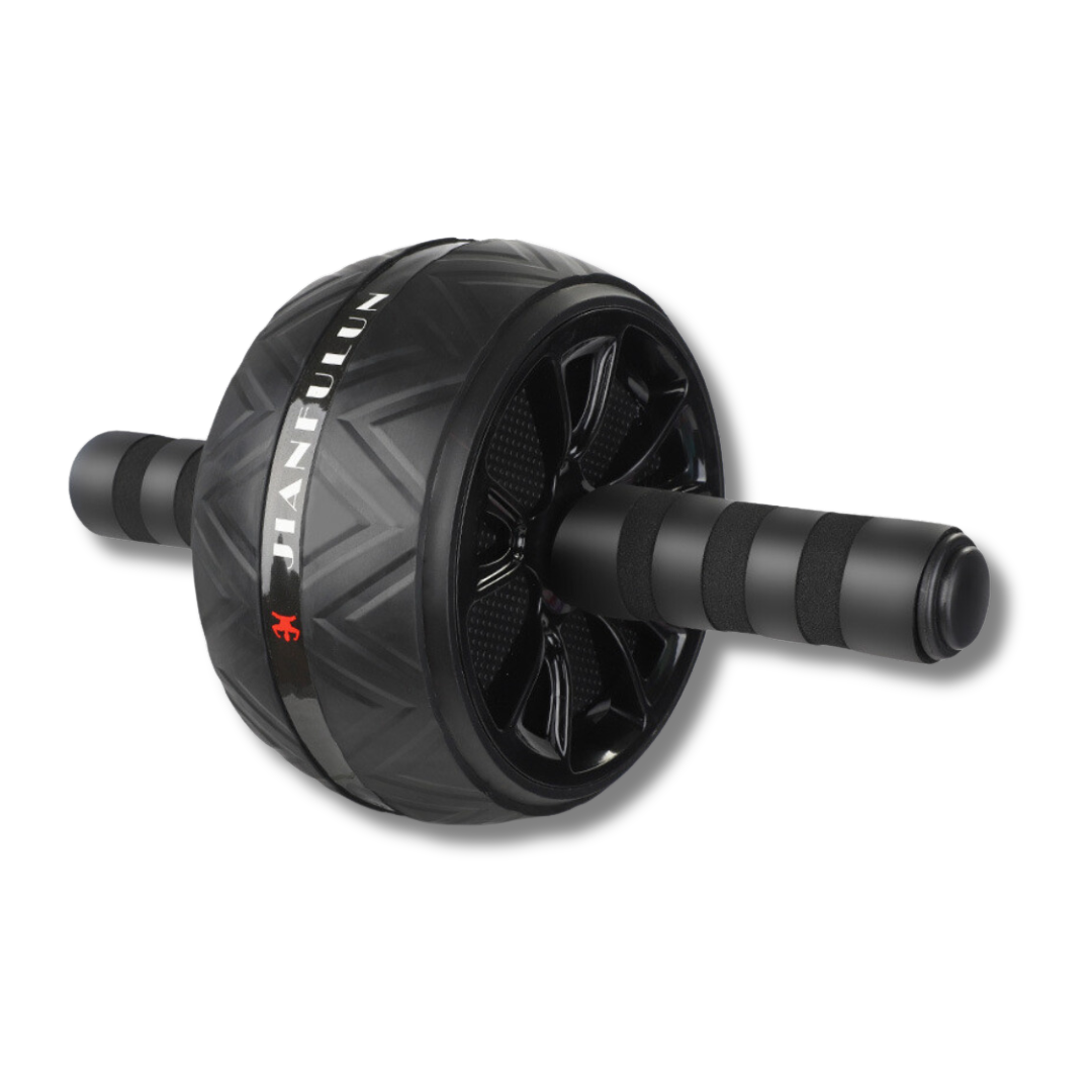 Ab Roller Abdominal Muscle Trainer with Wide Wheel and Non-Slip Mat for Home and Gym Workout
