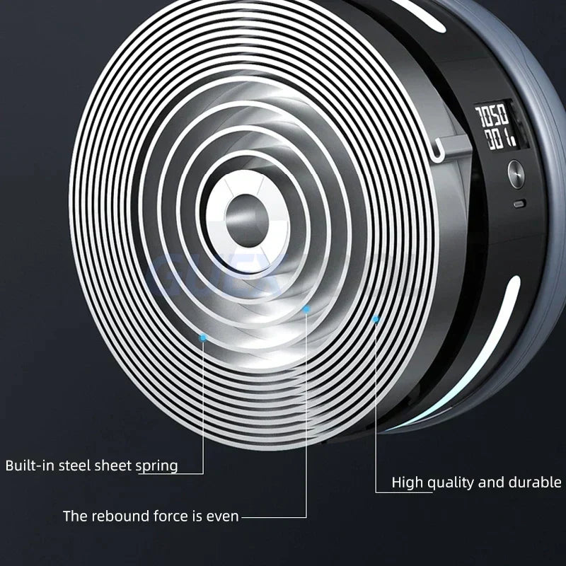 Ab Roller Wheel with Automatic Rebound & Counter