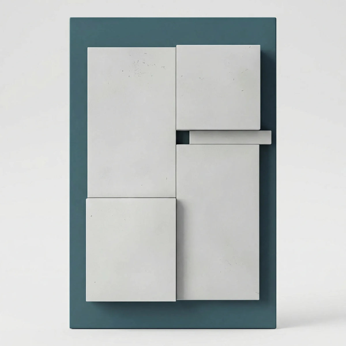 Abstract Wall Art with 3D Line Effect - Spatialbloom