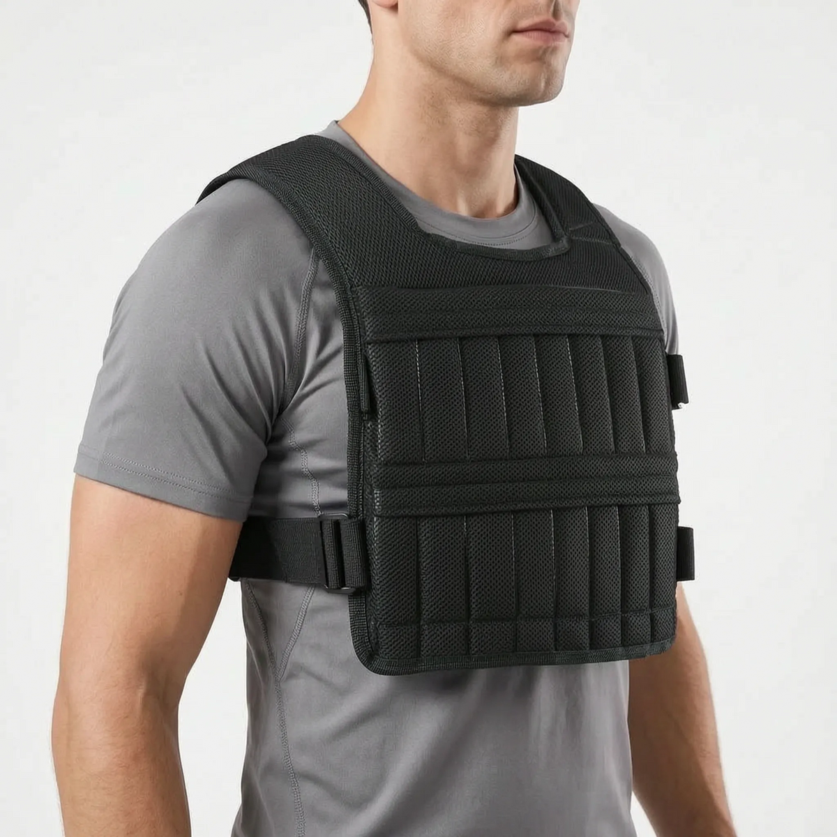 Adjustable Grid Strength Training Weighted Vest