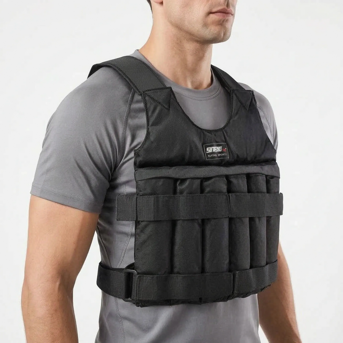 Adjustable Grid Strength Training Weighted Vest