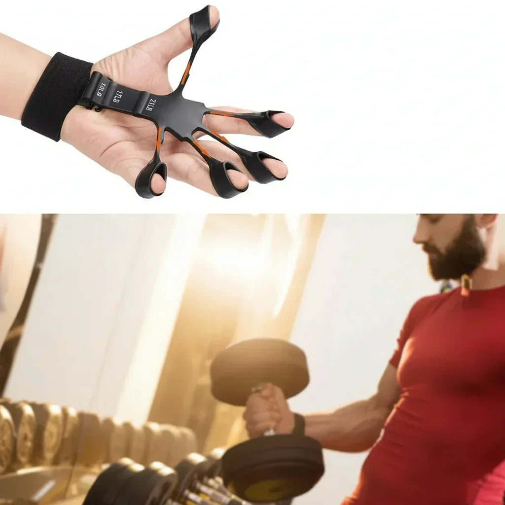 Adjustable Hand and Finger Grip Strength Trainer