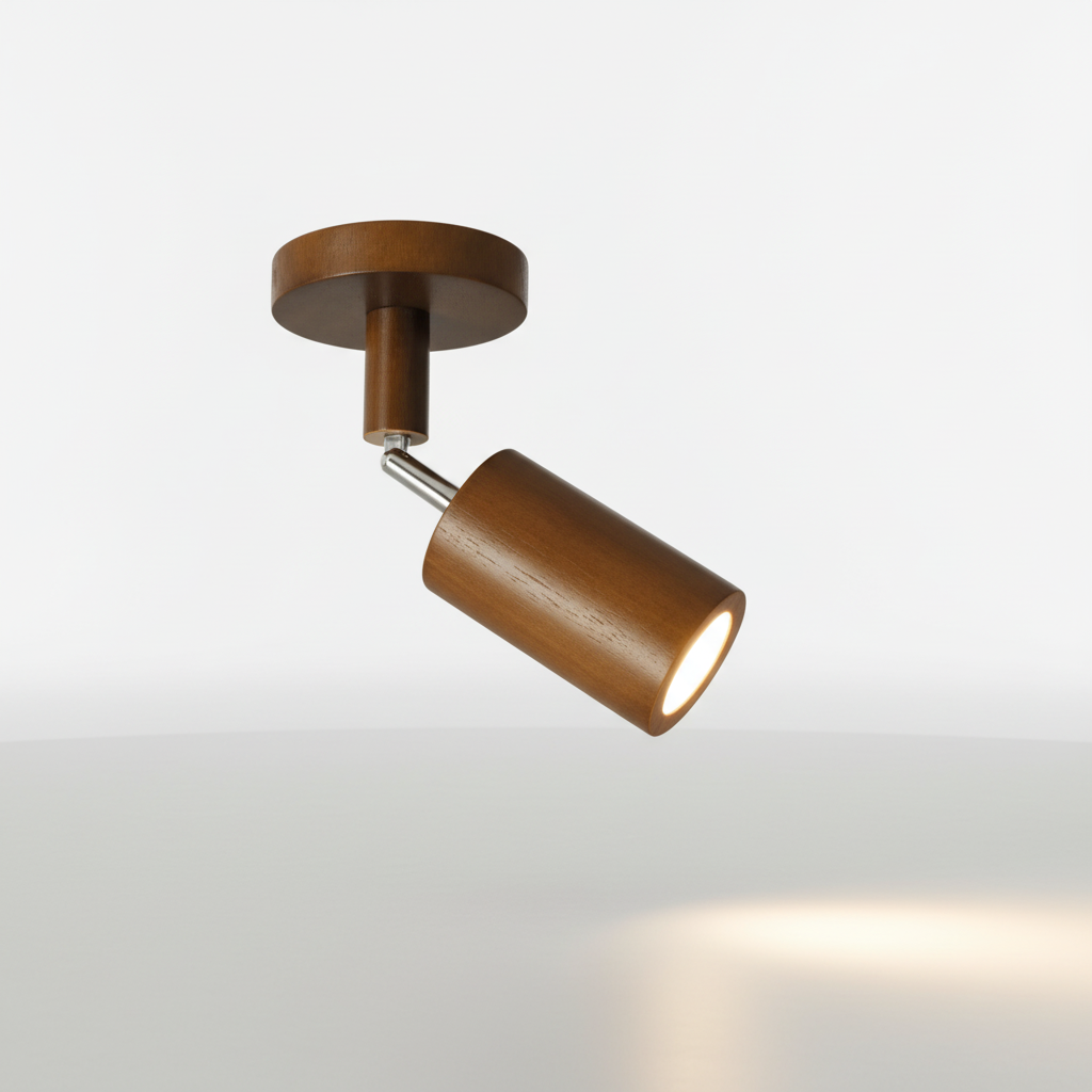 Adjustable Wooden Spotlight