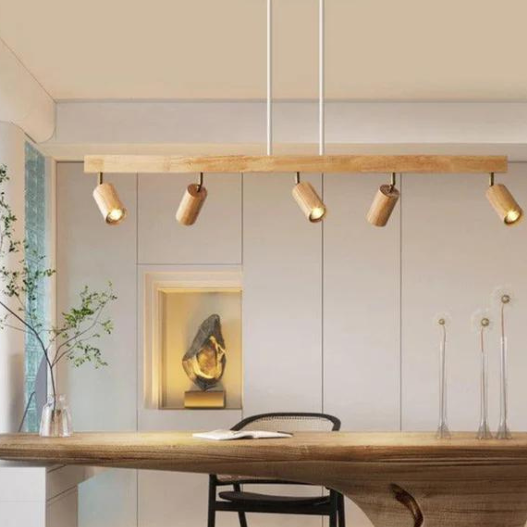 Adjustable Wooden Spotlight