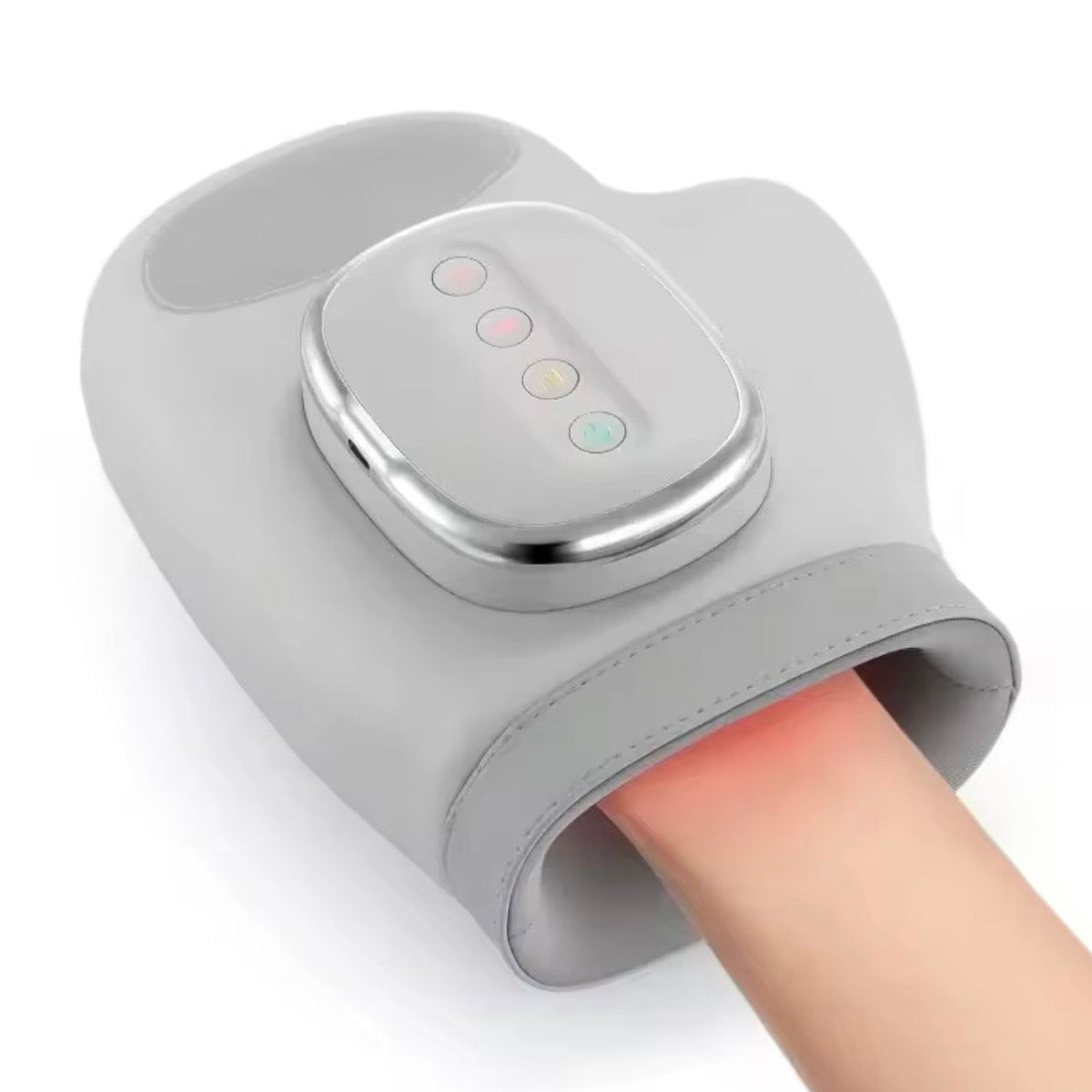 Air Compression Hand Massager with Heat, 3 Modes, 5 Intensity Levels and 2000mAh Rechargeable Battery