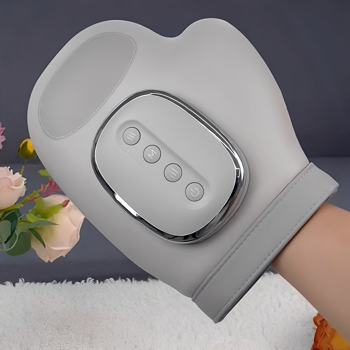 Air Compression Hand Massager with Heat, 3 Modes, 5 Intensity Levels and 2000mAh Rechargeable Battery