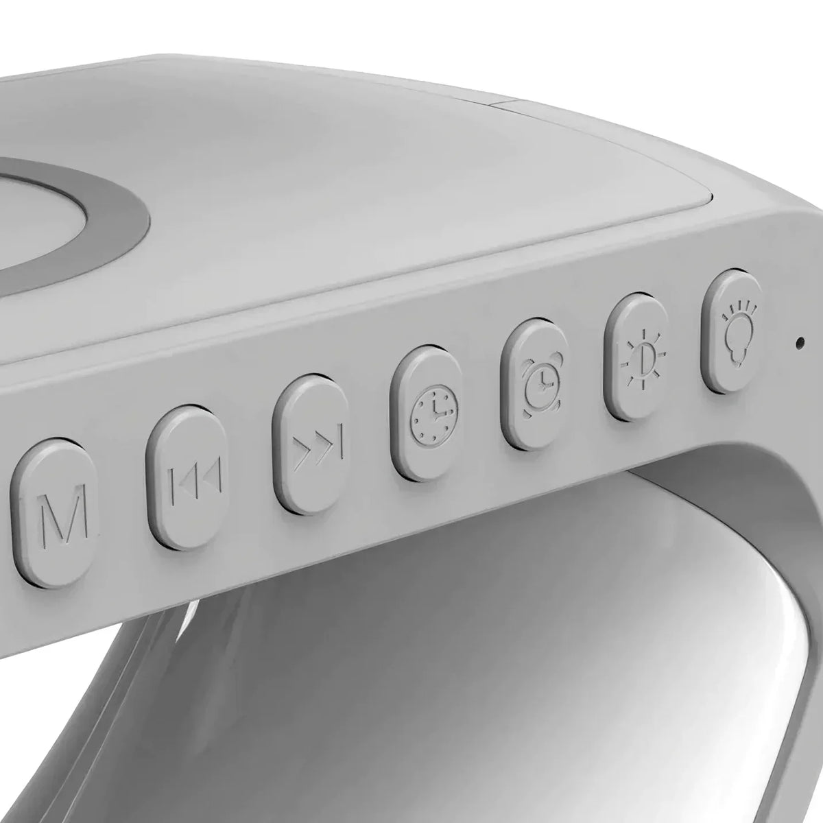Alarm Clock, Ambient Light, Speaker & Wireless Charger
