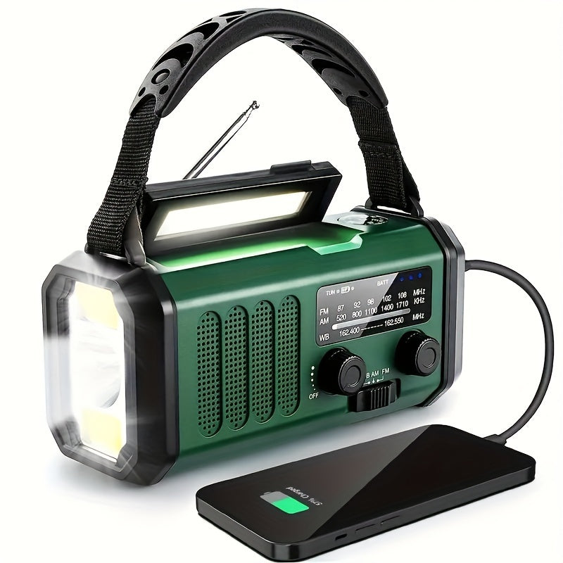 All-in-One Emergency Radio with Flashlight and Charger