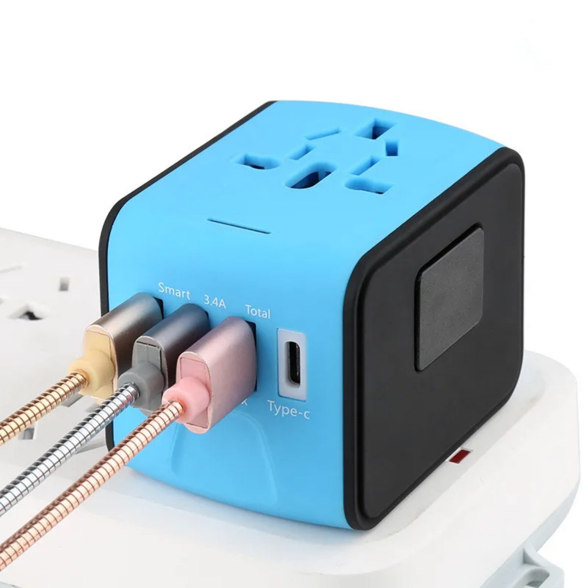 All-in-One Universal Travel Adapter Power Hub