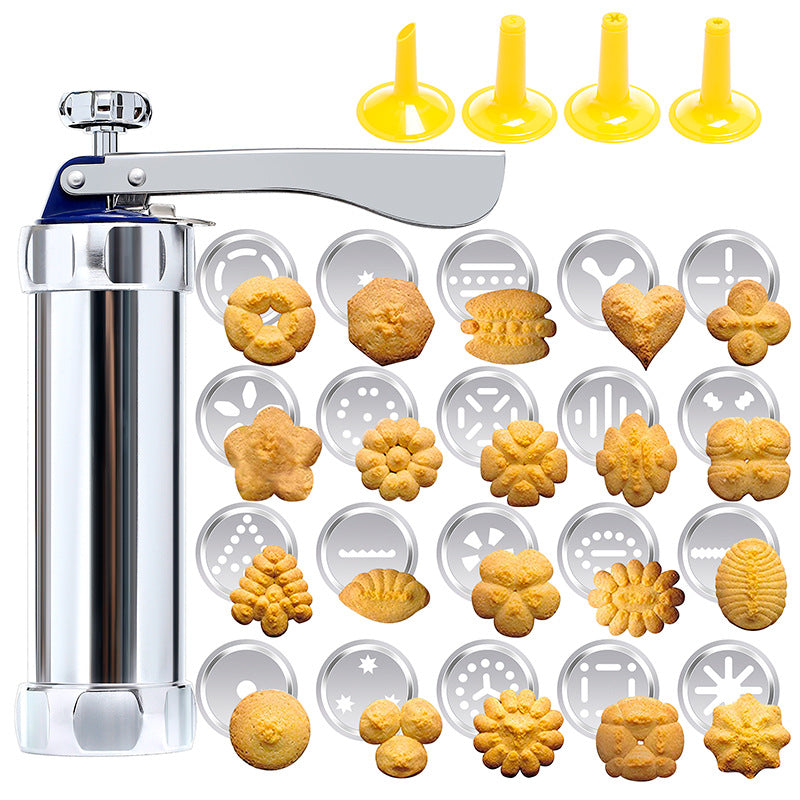 Aluminium Cookie Press for Spritz Cookies and Decorating