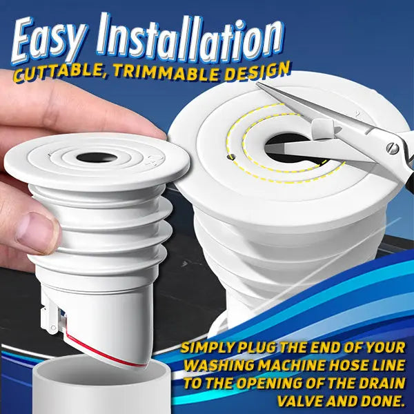 Anti-Backflow Washing Drain Valve – Protection Against Backflow at Home