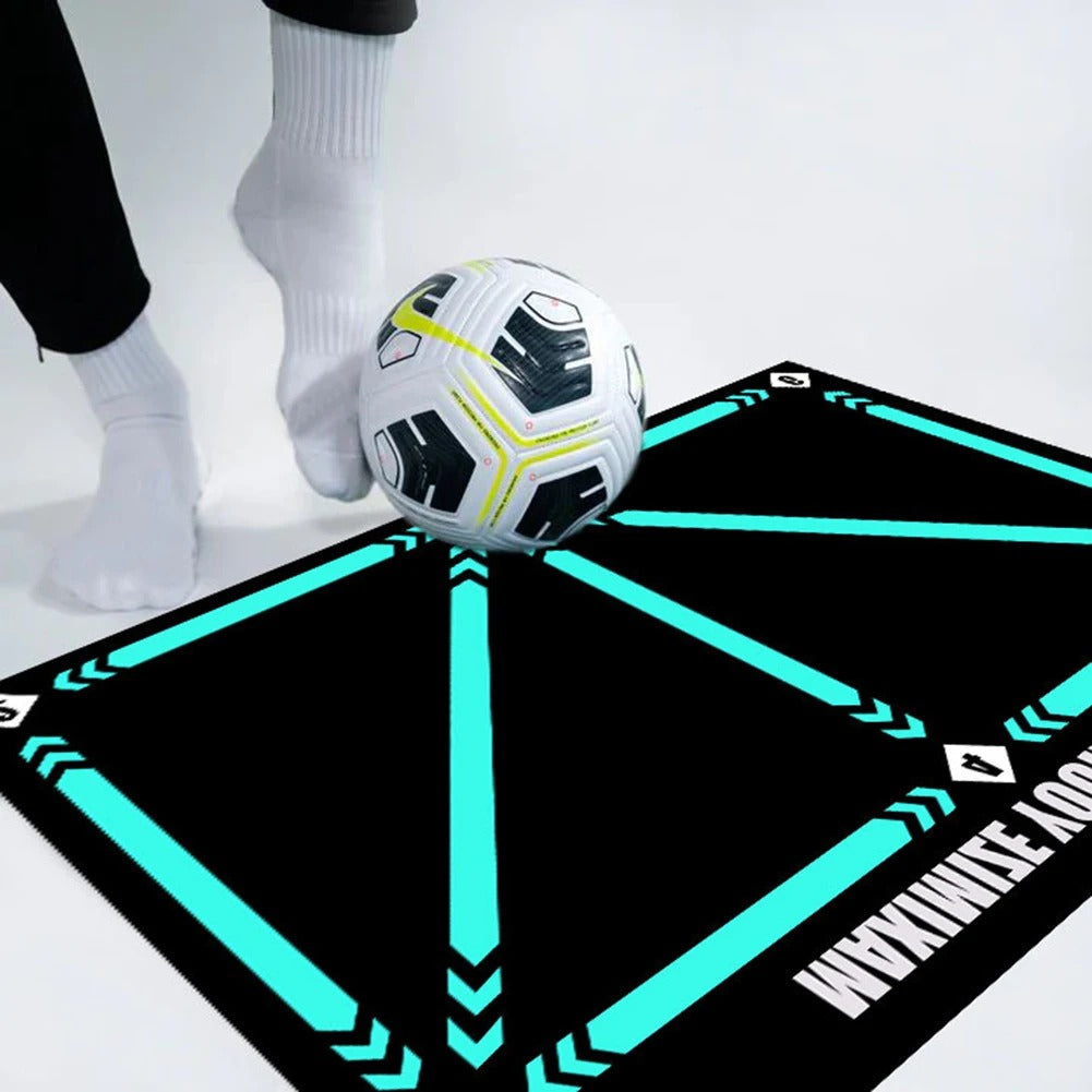 Anti-Slip, Noise-Reducing Soccer Training Mat