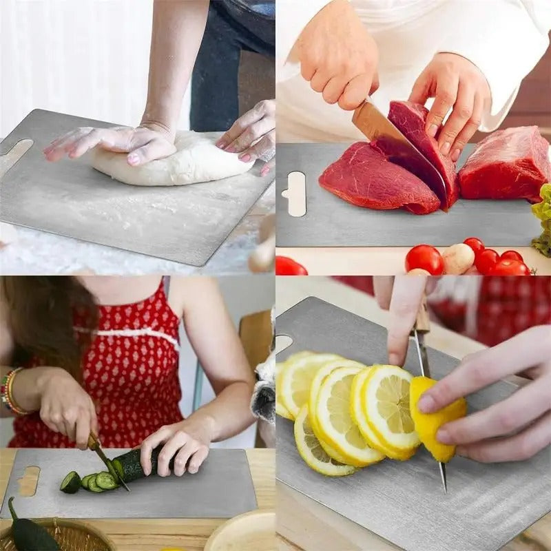 Antibacterial Titanium Cutting Board | Durable & Hygienic