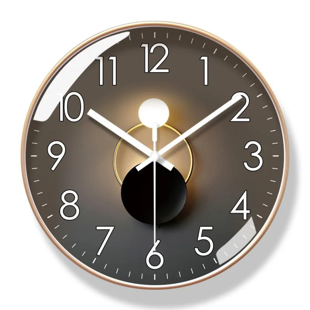 Artistic Designer Living Room Wall Clock with Silent Mechanism