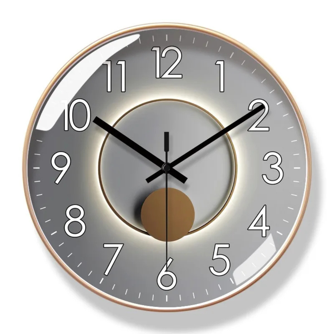 Artistic Designer Living Room Wall Clock with Silent Mechanism
