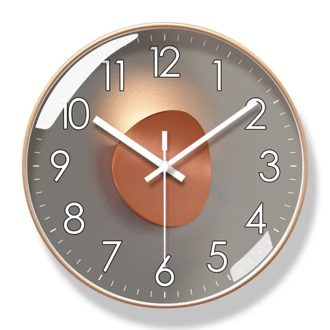 Artistic Designer Living Room Wall Clock with Silent Mechanism