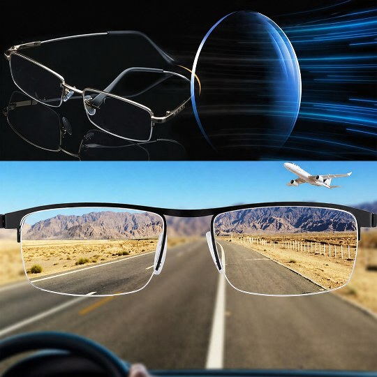 Auto-Adjusting Clear Vision Glasses