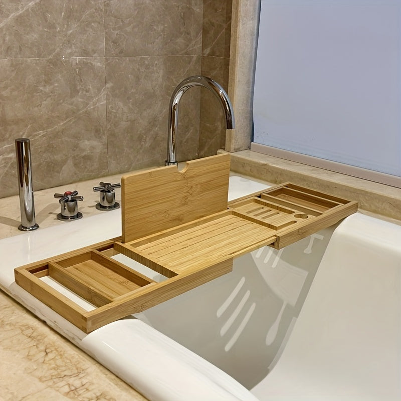 Bamboo Bathtub Caddy